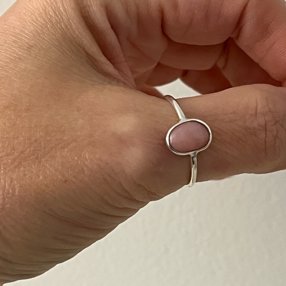 925 Solid Sterling Silver Minimal Stacker Ring Pi… - image 7